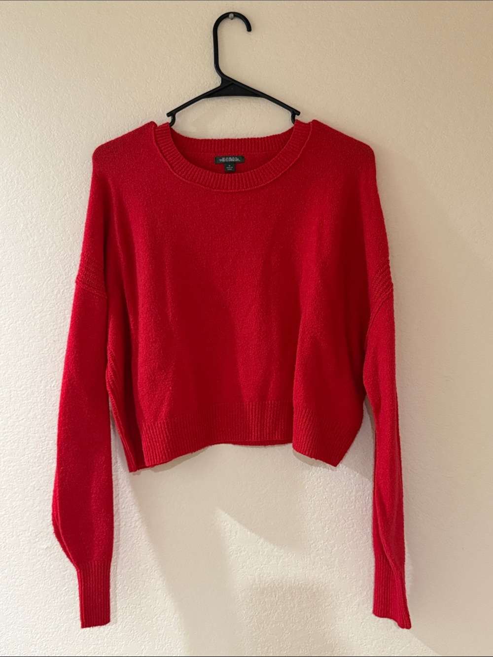 wild fable Red Crewneck Sweater